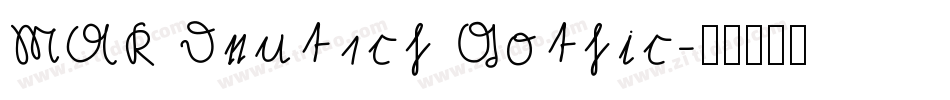 MAK Deutsch Gothic字体转换